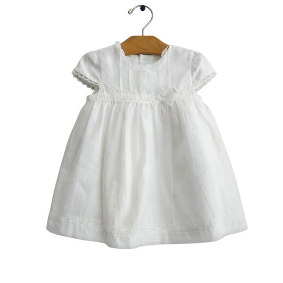 18M Mayoral White Dress With Bloomers - Picture 1 of 7